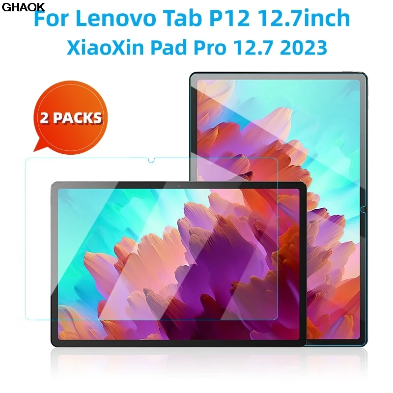 Lenovo Tablet P12 Accessories - 2 adet temperli yüksek çözünürlüklü ekran