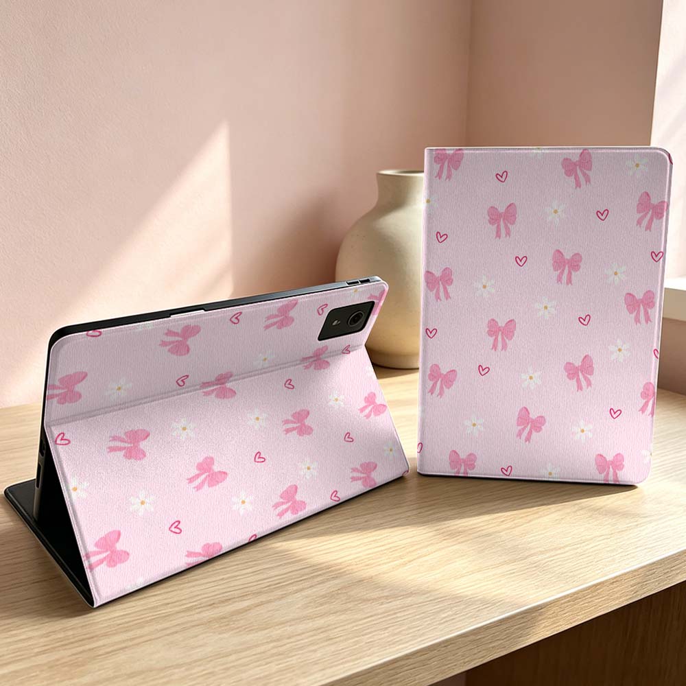 Pembe fiyonk deseni Lenovo Xia - Lenovo Tablet P12 Accessories incelemesi ve fiyatı