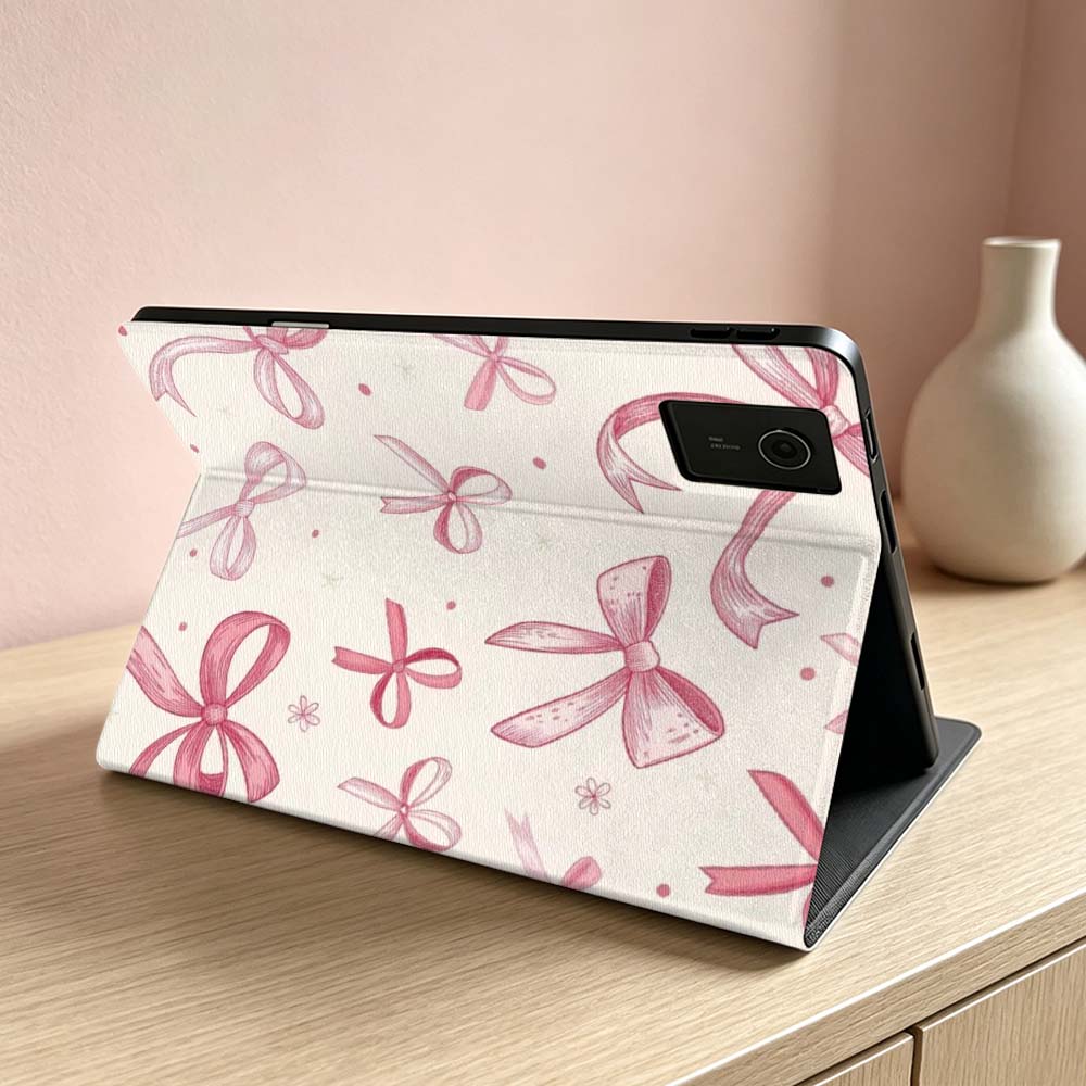 Pembe fiyonk deseni Lenovo Xia - Lenovo Tablet P12 Accessories incelemesi ve fiyatı