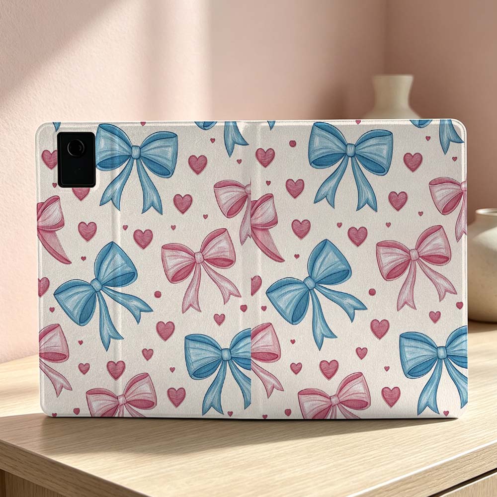 Pembe fiyonk deseni Lenovo Xia - Lenovo Tablet P12 Accessories incelemesi ve fiyatı