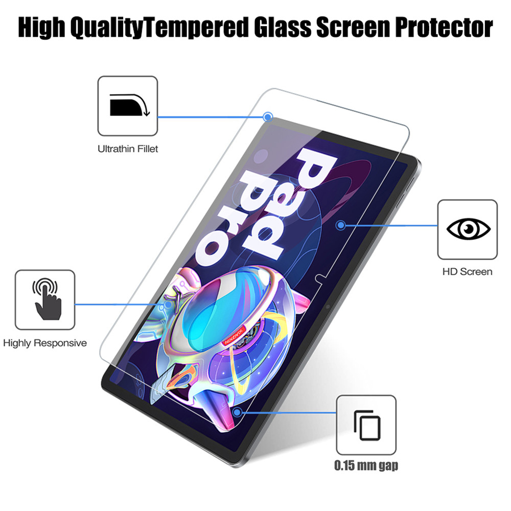2 adet temperli cam ekran koru - Lenovo Tablet P12 Accessories incelemesi ve fiyatı