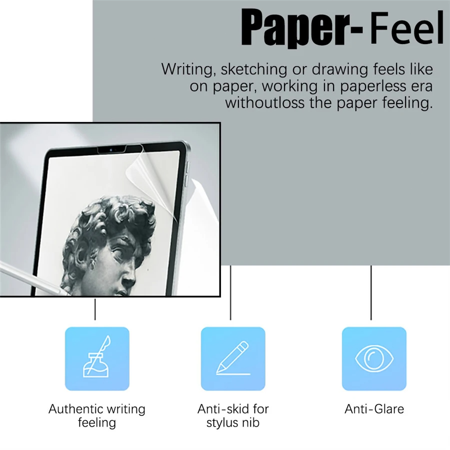 3 Adet Kağıt Hissediyorum Ekra - Lenovo Tablet P12 Accessories incelemesi ve fiyatı