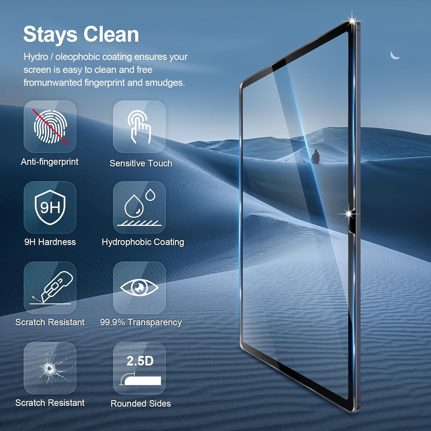 2 adet temperli cam ekran koru - Samsung Tablet S10 Accessories incelemesi ve fiyatı