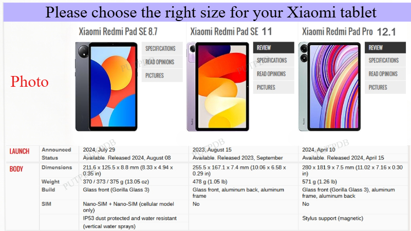 Xiaomi RedMi Pad 10.6 Tablet K - Redmi Tablet Accessories incelemesi ve fiyatı